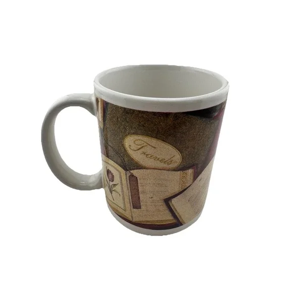 Houston Harvest Coffee Tea Mug  Book Lovers Gift Travels Poems - Picture 3 of 6